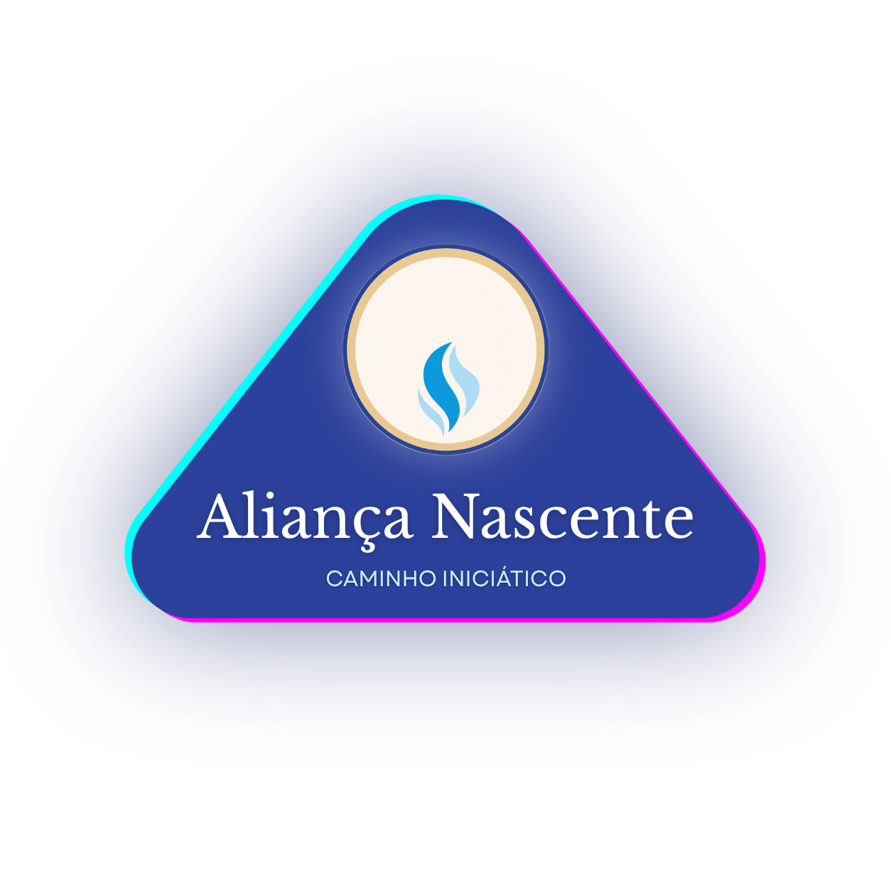 Ícone triangular da Aliança Nascente